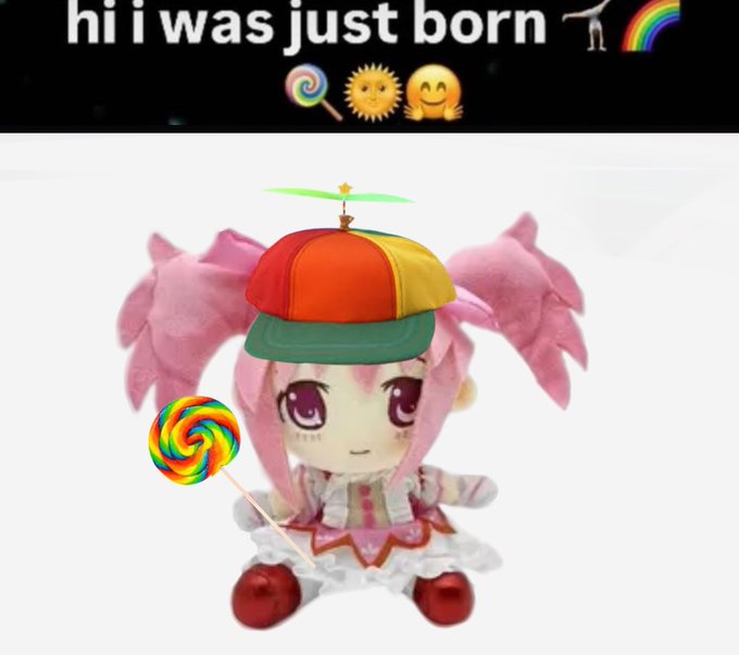 i was just born today madoka